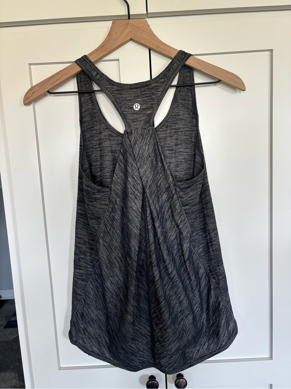 lululemon athletica Dark Gray Heather Racerback Tank